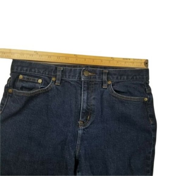Polo Ralph Lauren Womens Sz 10 Boot Cut Jeans Blue Mid Rise Dark Wash W32 L29.5 - Picture 6 of 12